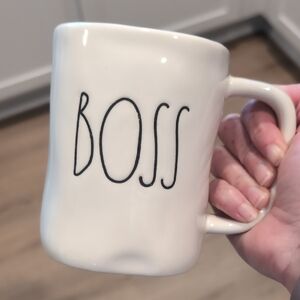 White Ceramic Boss Mug